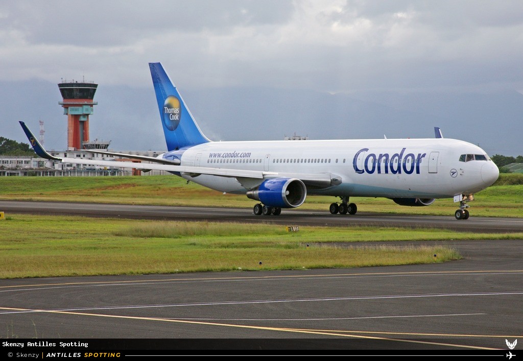 G-DAJC · Boeing 767-300, Condor, Pointe-à-Pitre – Maryse Condé