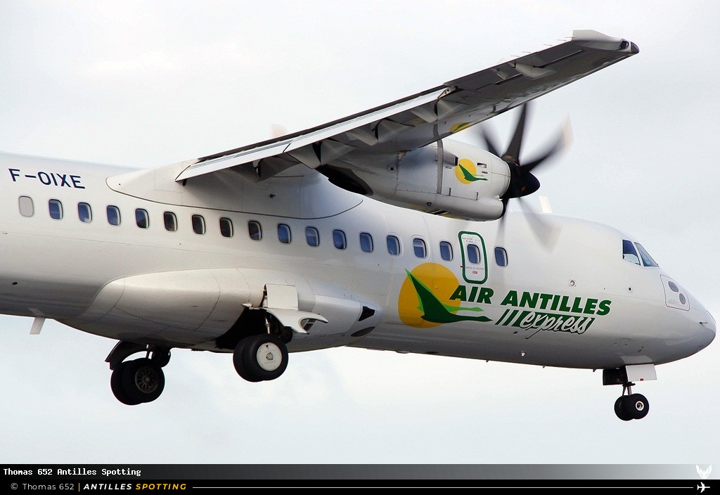 F-OIXE · ATR 45-500, Air Antilles Express, Pointe-à-Pitre – Maryse Condé