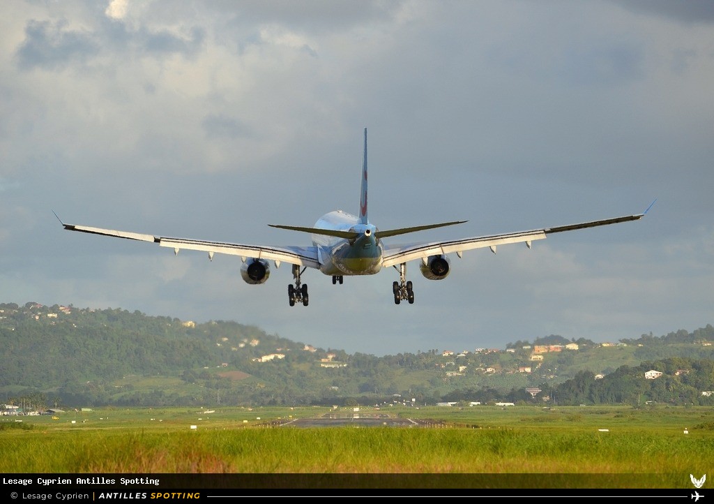 F-HBIL · Airbus A330-200, Corsairfly, Martinique – Aimé Césaire