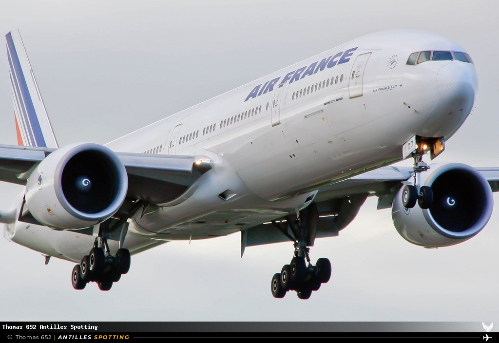 F-GSQN · Boeing 777-300ER, Air France, Pointe-à-Pitre – Maryse Condé