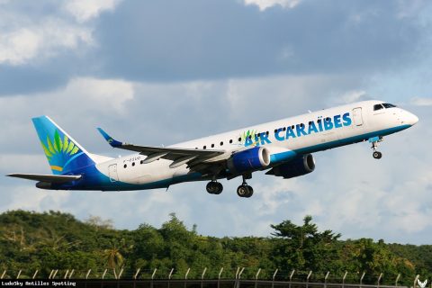 F-OSUD · Embraer E190, Pointe-à-Pitre – Maryse Condé