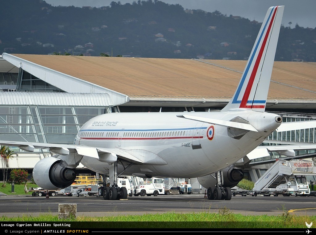 F-RADC · Airbus A310, République Française - COTAM, Martinique – Aimé Césaire