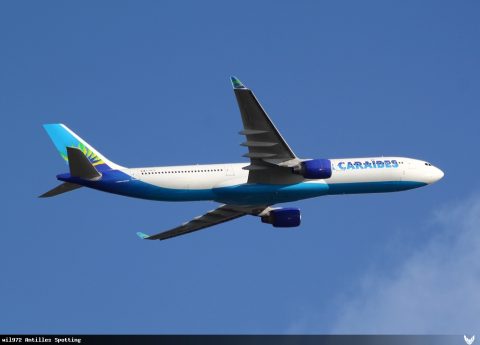 F-HPTP · Airbus A330-300, Martinique – Aimé Césaire