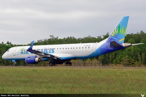 F-OSUD · Embraer E190, Pointe-à-Pitre – Maryse Condé