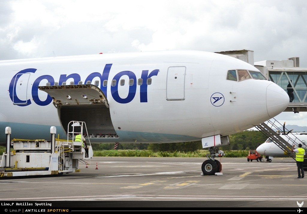 G-DAJC · Boeing 767-300, Condor, Pointe-à-Pitre – Maryse Condé