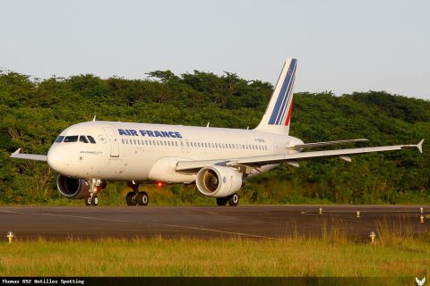 F-GKXQ · Airbus A320, Pointe-à-Pitre – Maryse Condé