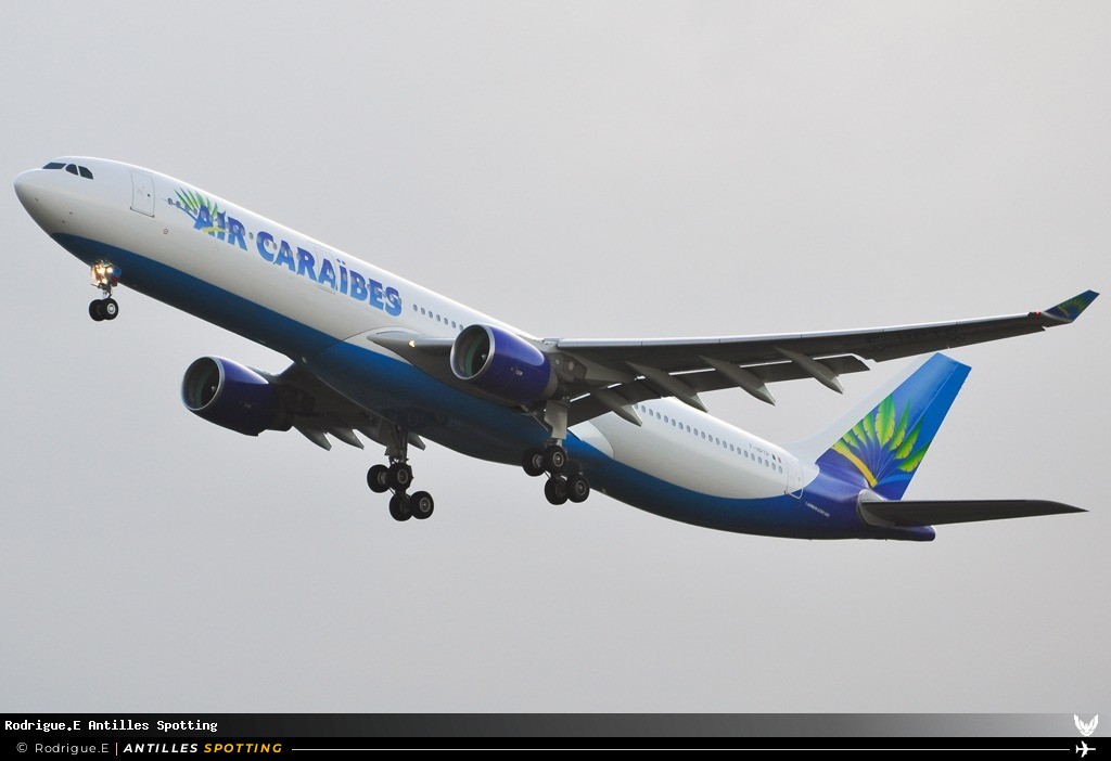 F-HPTP · Airbus A330-300, Air Caraïbes, Pointe-à-Pitre – Maryse Condé