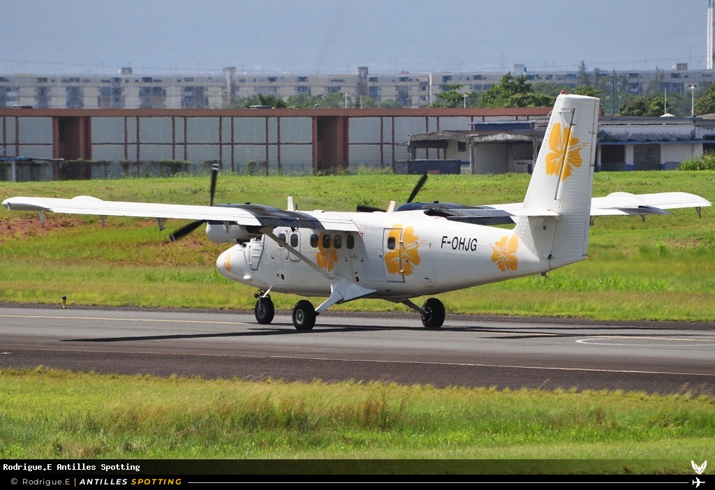 F-OHJG · De Havilland Canada DHC-6 Twin Otter, Air Antilles Express, Pointe-à-Pitre – Maryse Condé
