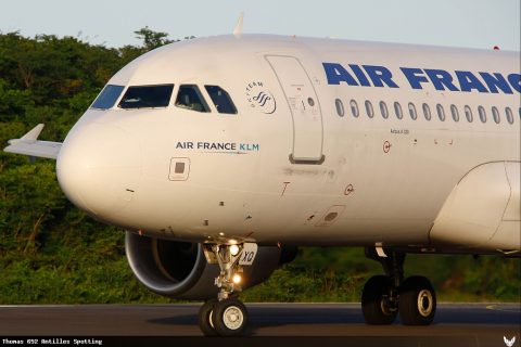 F-GKXQ · Airbus A320, Pointe-à-Pitre – Maryse Condé