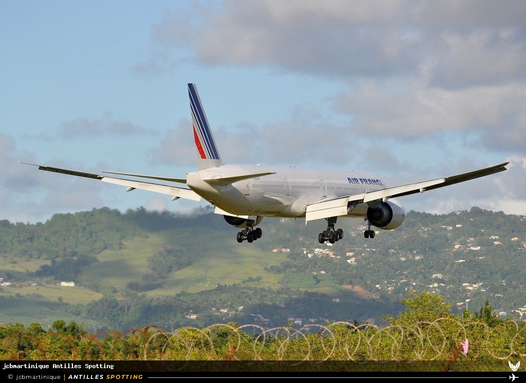 F-GSQX · Boeing 777-300ER, Air France, Martinique – Aimé Césaire