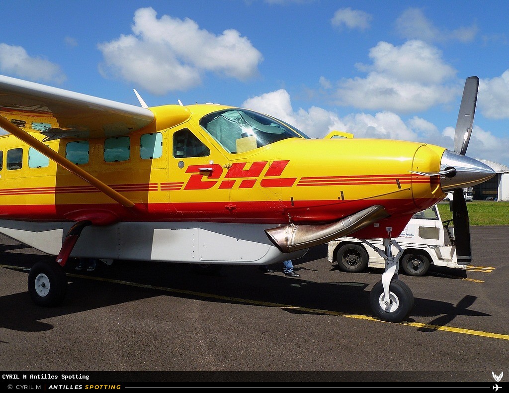 N920HL · Cessna 208 Caravan, DHL (africair), Martinique – Aimé Césaire