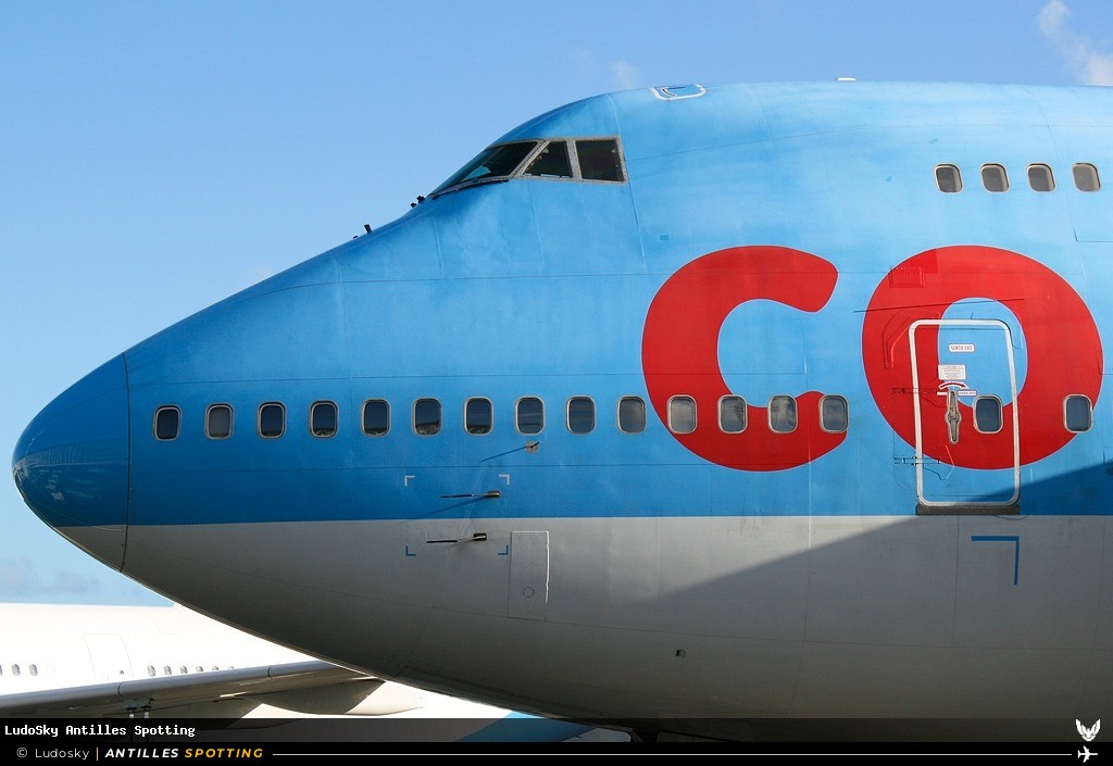 F-HKIS · Boeing 747-400, Corsairfly, Pointe-à-Pitre – Maryse Condé