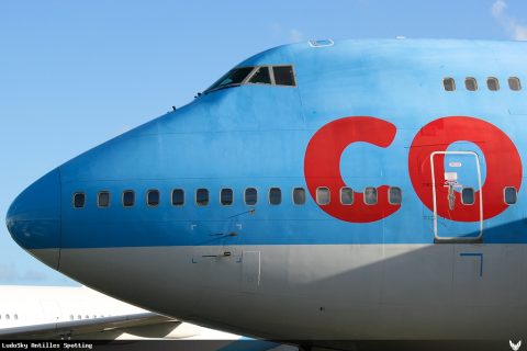 F-HKIS · Boeing 747-400, Pointe-à-Pitre – Maryse Condé
