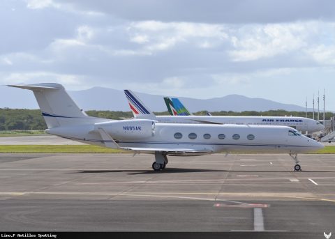 N885AR · Gulfstream GIV / G450, Pointe-à-Pitre – Maryse Condé