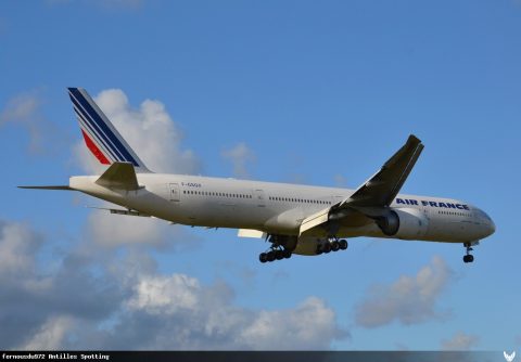 F-GSQX · Boeing 777-300ER, Martinique – Aimé Césaire