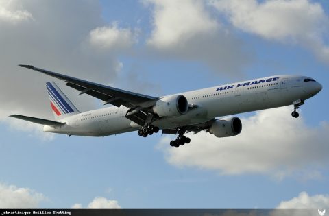 F-GSQS · Boeing 777-300ER, Martinique – Aimé Césaire
