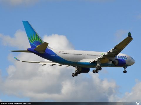 F-OFDF · Airbus A330-200, Martinique – Aimé Césaire