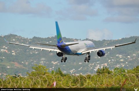 F-OFDF · Airbus A330-200, Martinique – Aimé Césaire