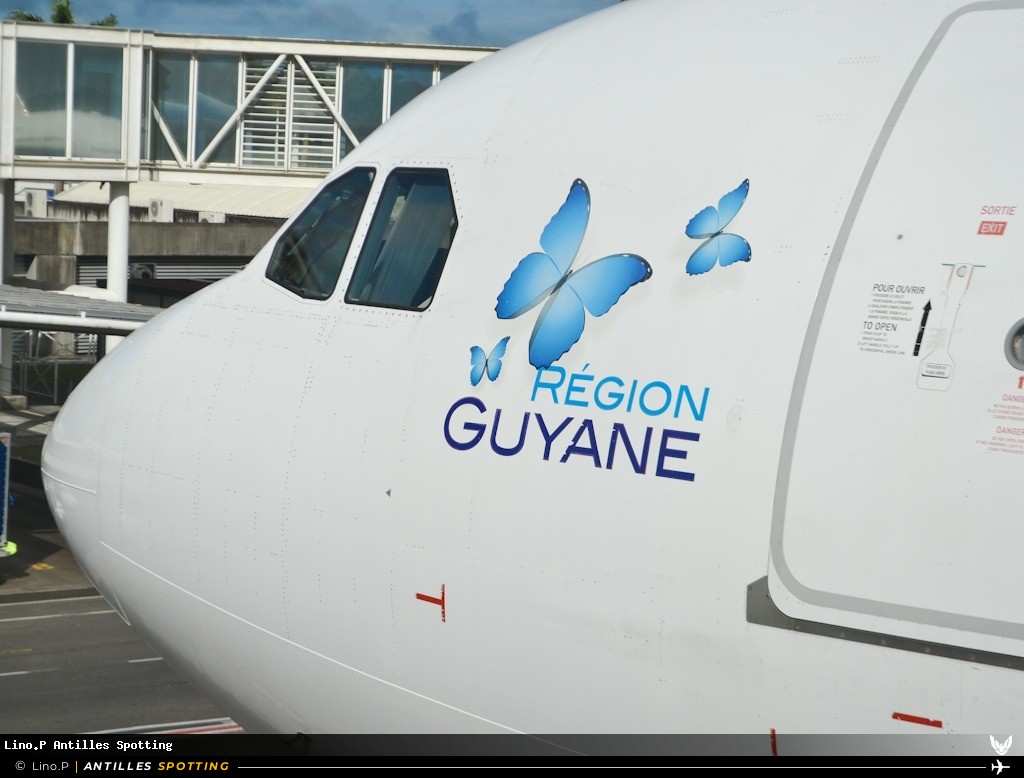 F-OONE · Airbus A330-300, Air Caraïbes, Pointe-à-Pitre – Maryse Condé