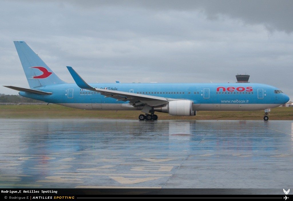 I-NDMJ · Boeing 767-300, Neos, Pointe-à-Pitre – Maryse Condé