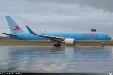 I-NDMJ · Boeing 767-300, Pointe-à-Pitre – Maryse Condé