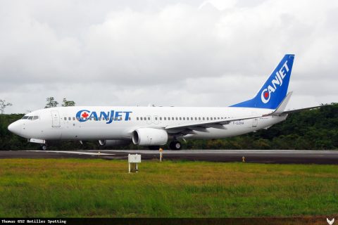 F-GHZA · Boeing 737-800, Pointe-à-Pitre – Maryse Condé