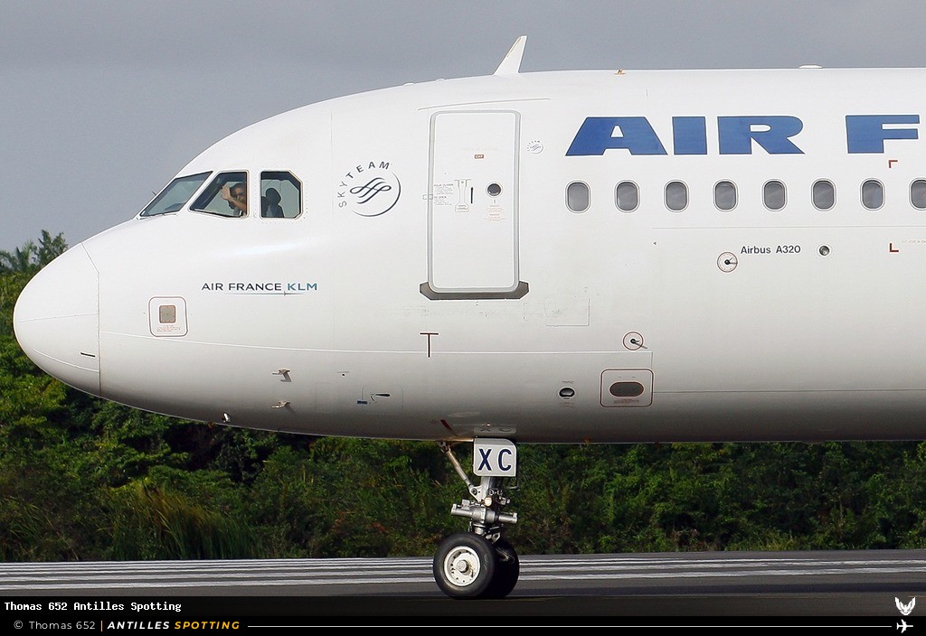 F-GKXC · Airbus A320, Air France, Pointe-à-Pitre – Maryse Condé