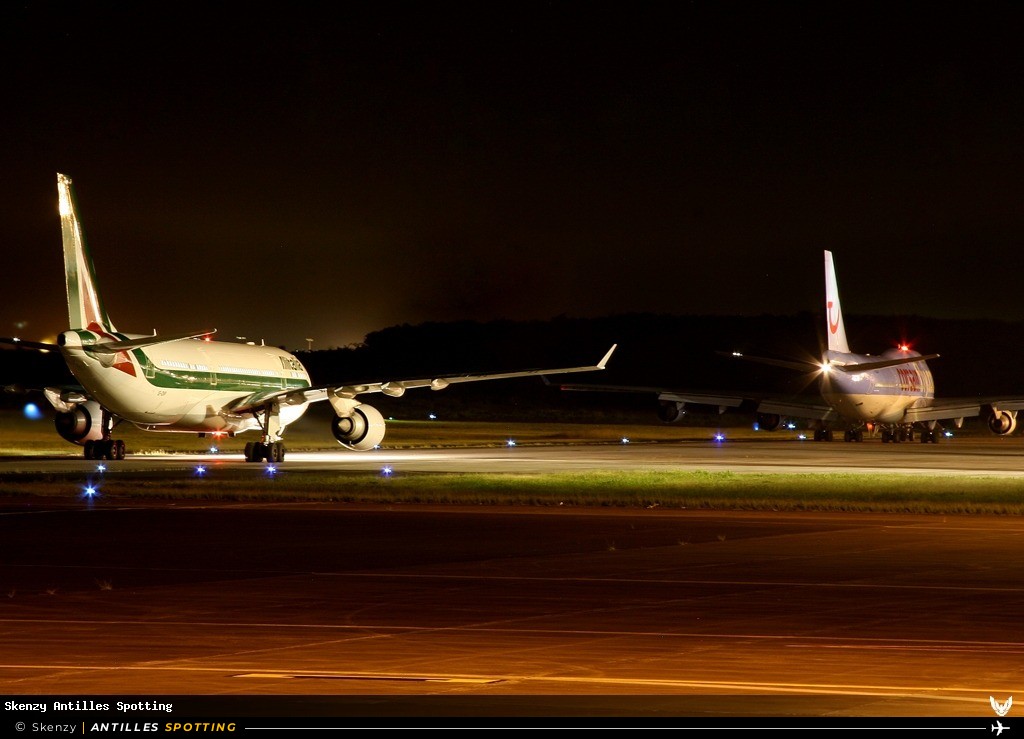 EI-DIP · Airbus A330-200, Alitalia, Pointe-à-Pitre – Maryse Condé
