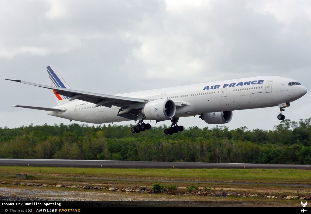 F-GSQN · Boeing 777-300ER, Air France, Pointe-à-Pitre – Maryse Condé