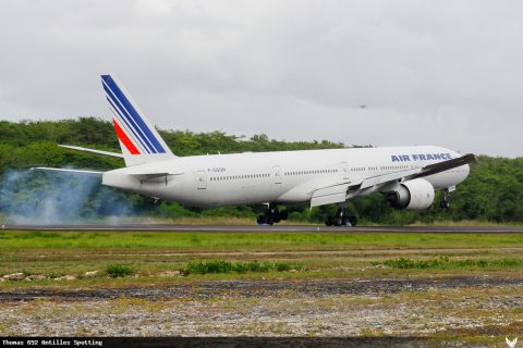 F-GSQN · Boeing 777-300ER, Pointe-à-Pitre – Maryse Condé