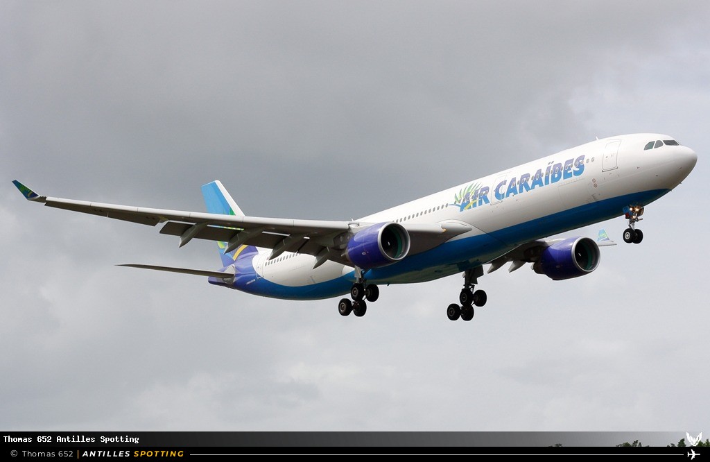 F-HPTP · Airbus A330-300, Air Caraïbes, Pointe-à-Pitre – Maryse Condé