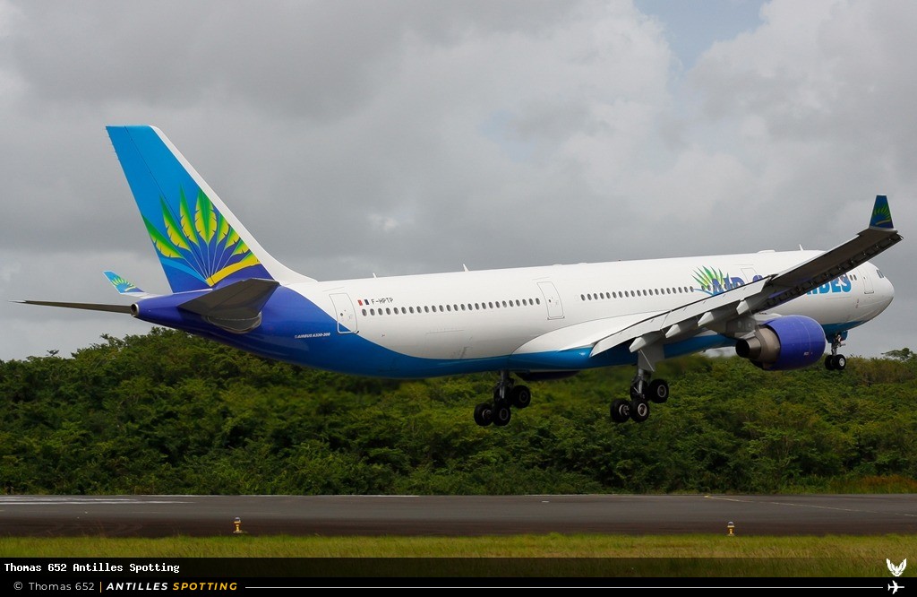 F-HPTP · Airbus A330-300, Air Caraïbes, Pointe-à-Pitre – Maryse Condé