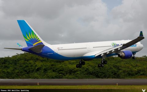F-HPTP · Airbus A330-300, Pointe-à-Pitre – Maryse Condé
