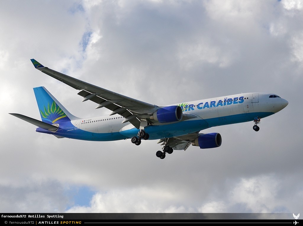 F-OFDF · Airbus A330-200, Air Caraïbes, Martinique – Aimé Césaire