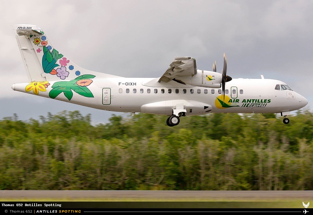 F-OIXH · ATR 42-500, Air Antilles, Pointe-à-Pitre – Maryse Condé