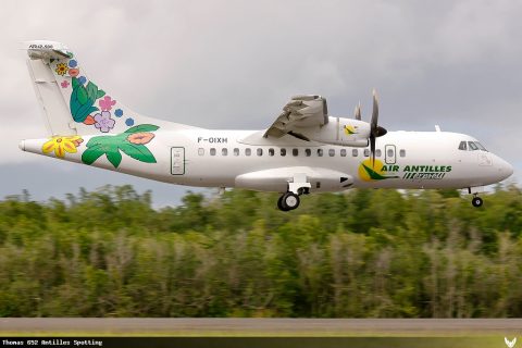 F-OIXH · ATR 42-500, Pointe-à-Pitre – Maryse Condé