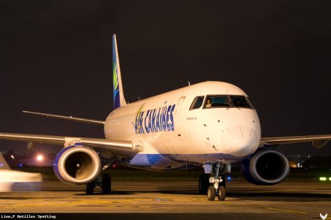 F-OSUD · Embraer E190, Pointe-à-Pitre – Maryse Condé