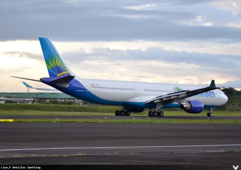 F-HPTP · Airbus A330-300, Pointe-à-Pitre – Maryse Condé