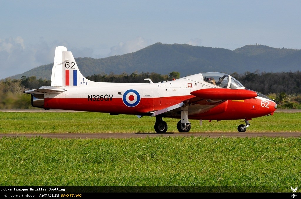 N326GV · BAC 84 Jet Provost T5A, Privé, Martinique – Aimé Césaire