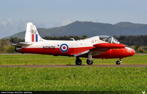 N326GV · BAC 84 Jet Provost T5A, Martinique – Aimé Césaire