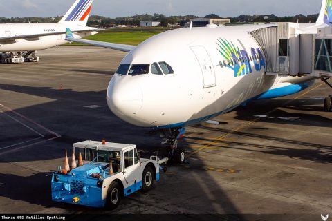 F-HPTP · Airbus A330-300, Pointe-à-Pitre – Maryse Condé