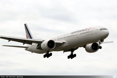 F-GZNF · Boeing 777-300ER, Pointe-à-Pitre – Maryse Condé