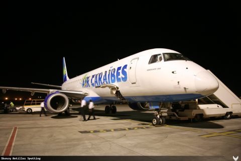 F-OSUD · Embraer E190, Pointe-à-Pitre – Maryse Condé