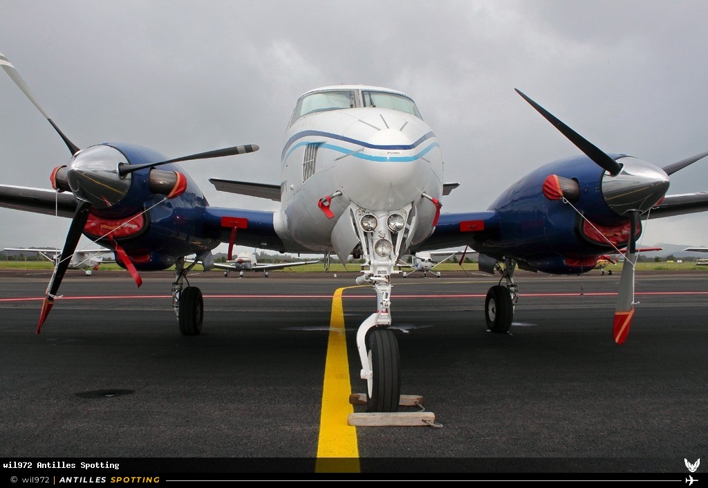 F-GBPZ · Beechcraft King Air 90, TC Air, Martinique – Aimé Césaire