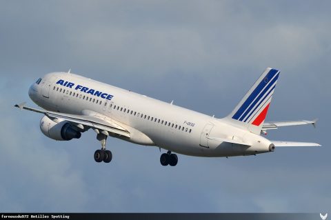 F-GKXQ · Airbus A320, Martinique – Aimé Césaire