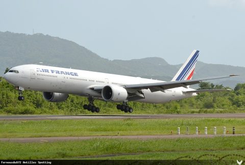 F-GSQT · Boeing 777-300ER, Martinique – Aimé Césaire
