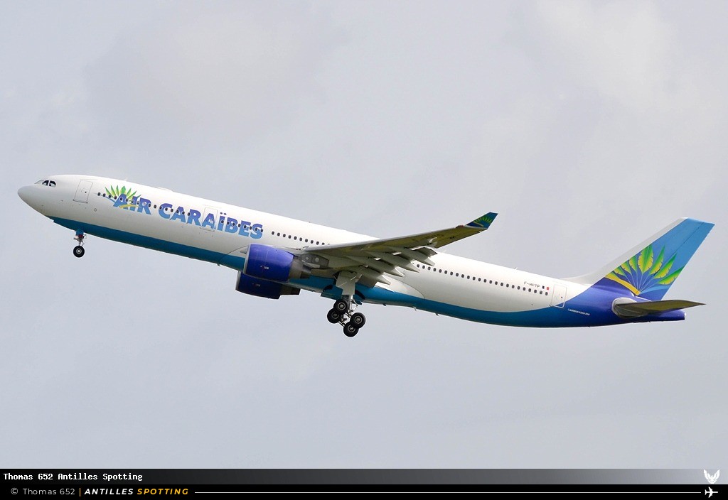 F-HPTP · Airbus A330-300, Air Caraïbes, Pointe-à-Pitre – Maryse Condé