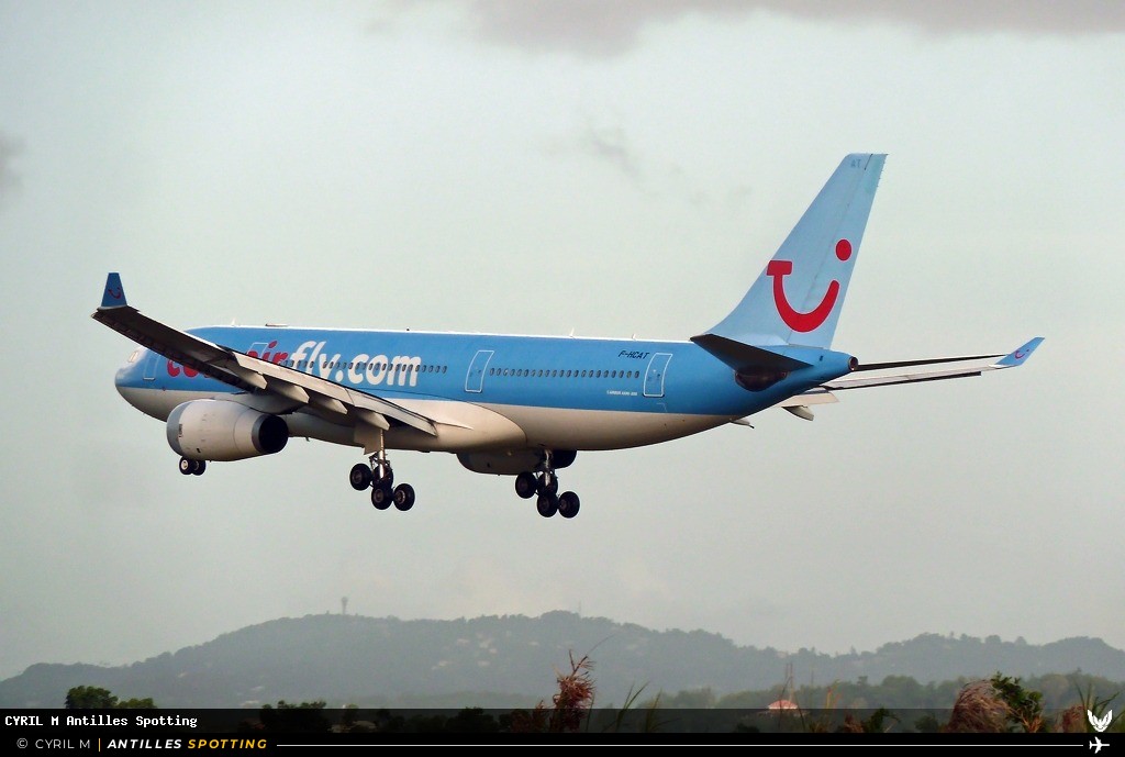 F-HCAT · Airbus A330-200, Corsairfly, Martinique – Aimé Césaire