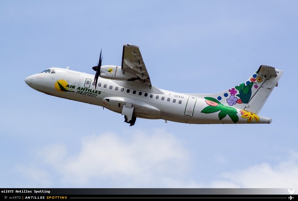 F-OIXH · ATR 42-500, Air Antilles Express, Martinique – Aimé Césaire