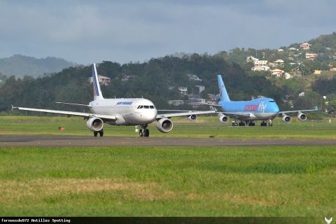 F-GKXQ · Airbus A320, Martinique – Aimé Césaire